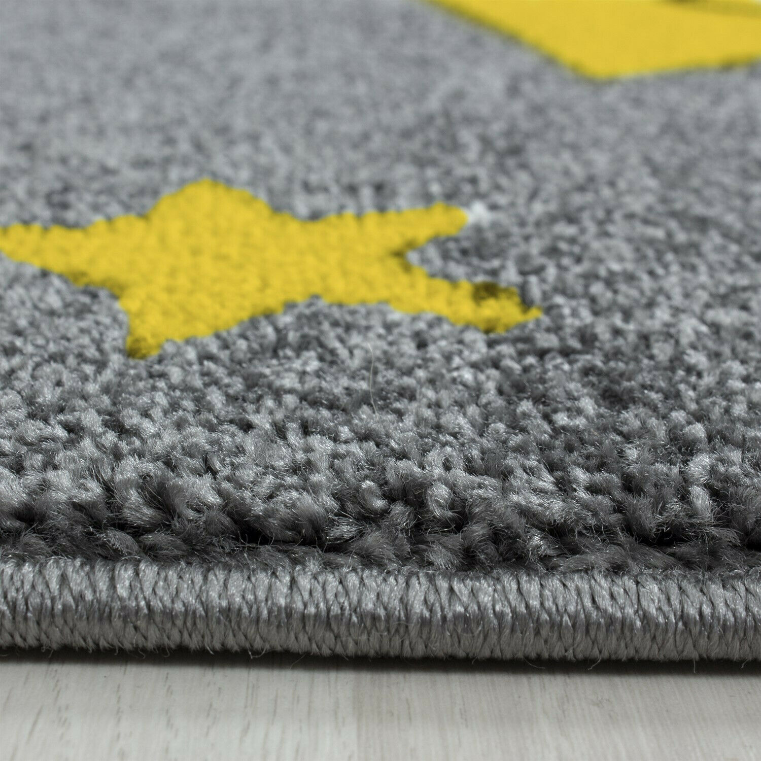 Wunderschöne Kinderteppiche, Teppich mit Stern Motiv Rund /Viereck