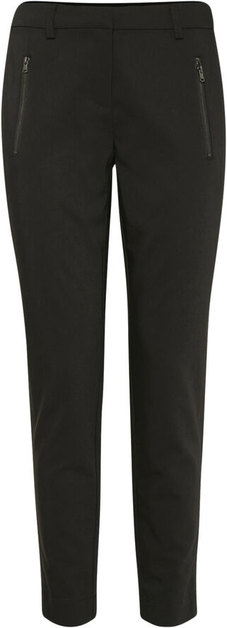 Fransa Zapant 1 pants solid Black