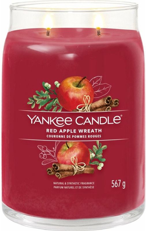 Yankee Candle Signature Red Apple Wreath Large Jar