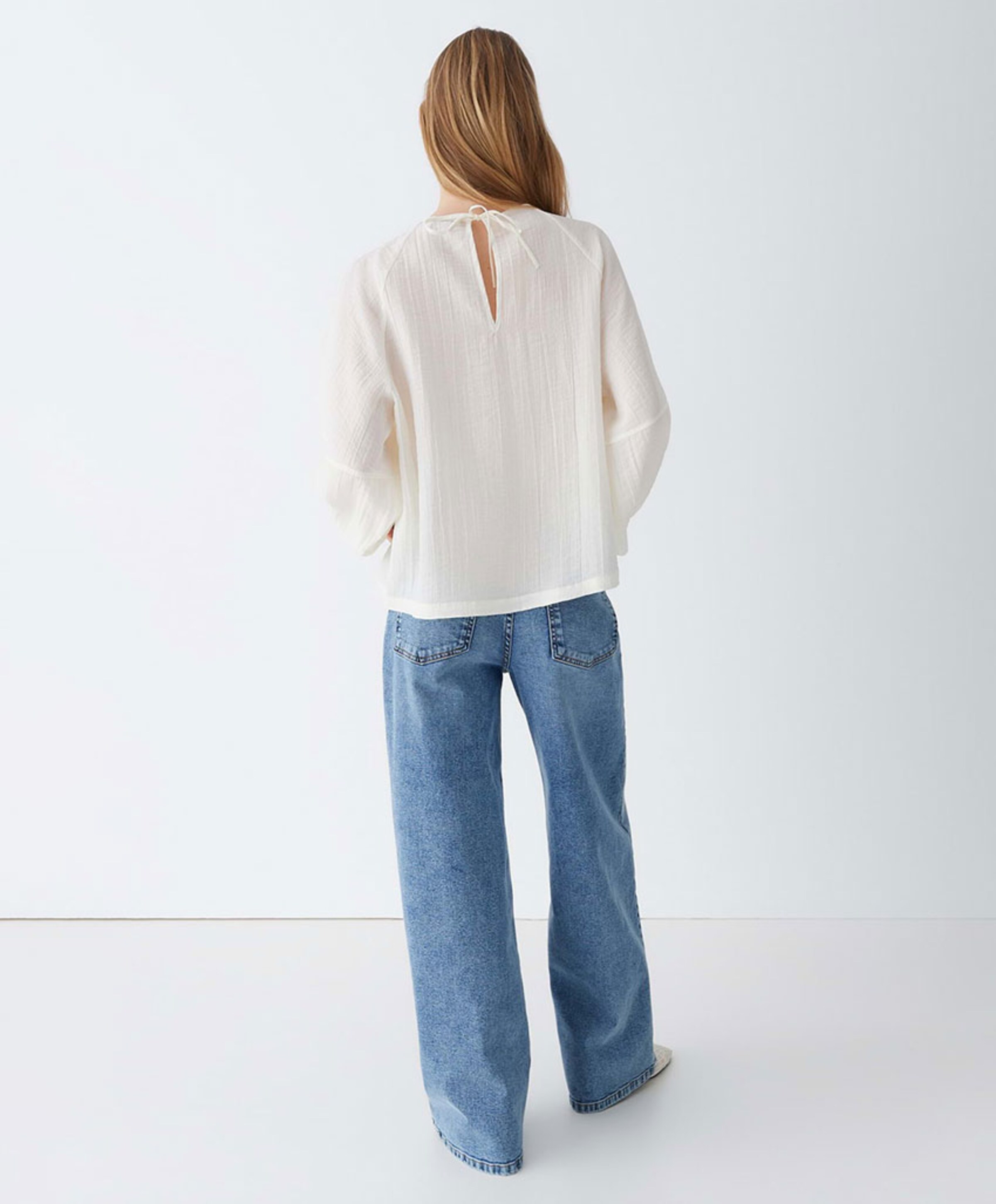 OPUS Dames blouse ecru