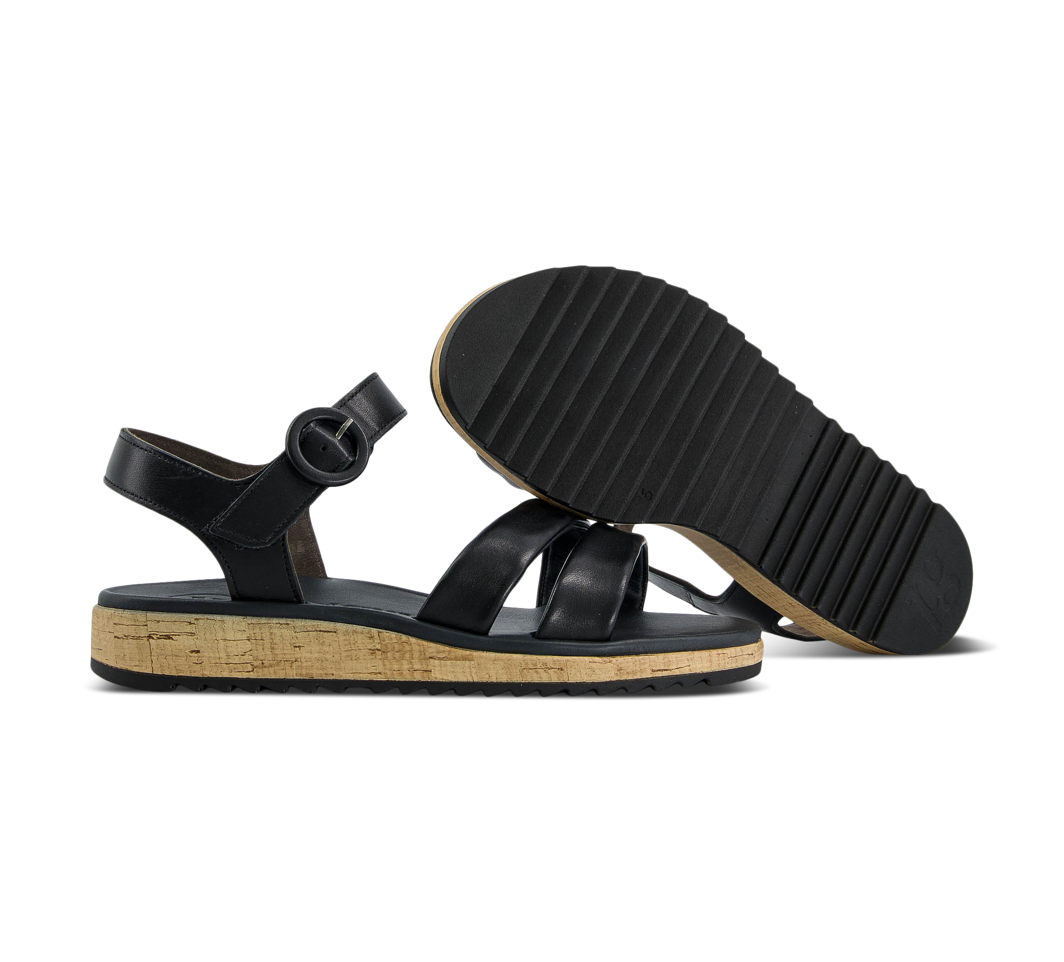 Paul Green Riemchensandalen schwarz