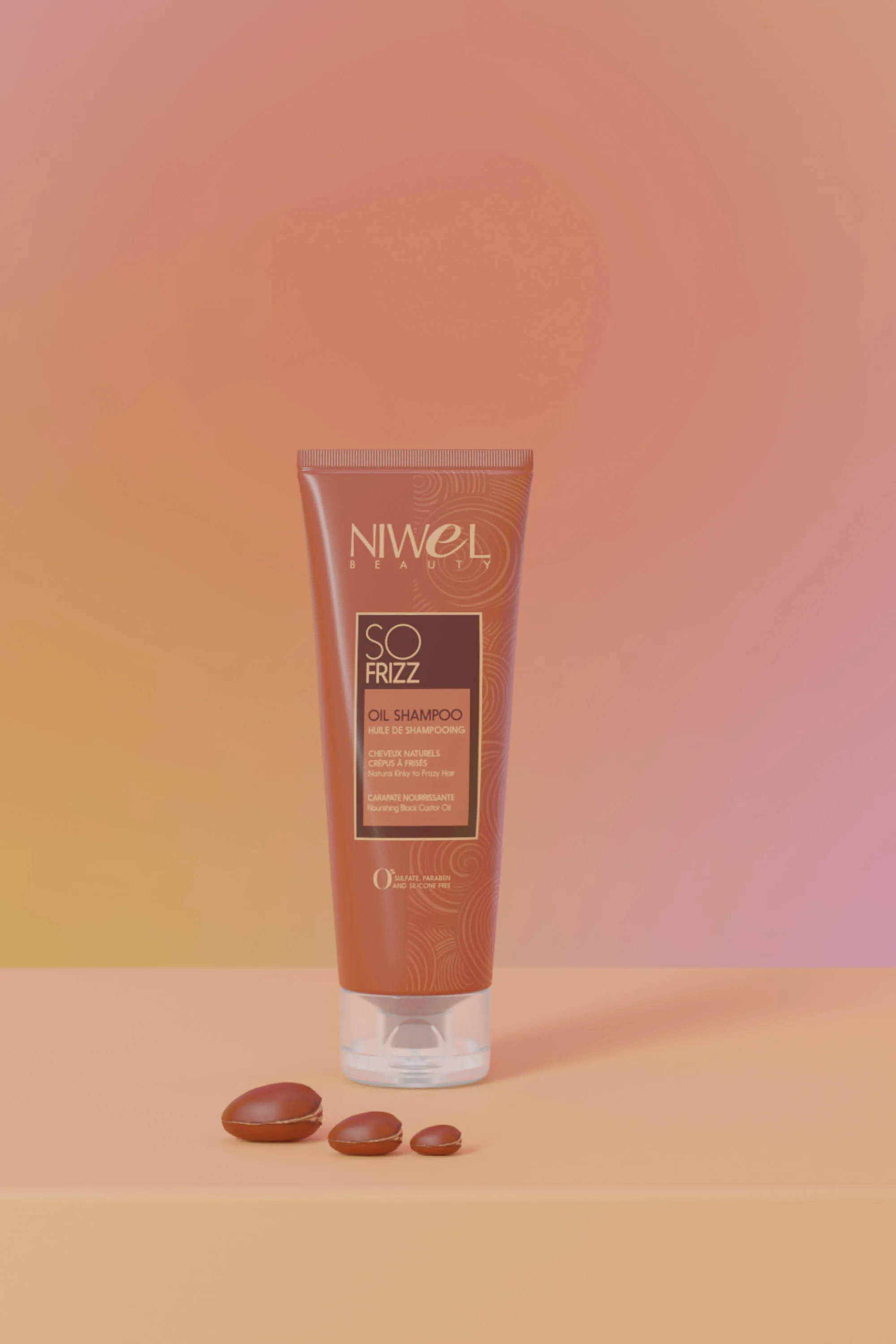 Niwel Beauty Shampoing nourrissant pour cheveux crépus et frisés-250 ml