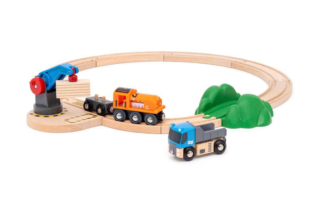 BRIO World Starter Lift & Load SetStarterset Güterzug mit Kran A