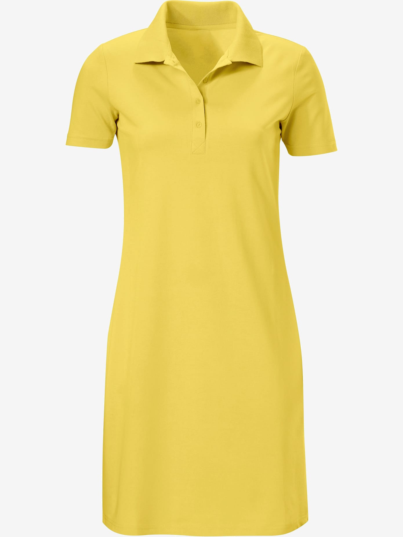 Robe longueur au-dessus du genou, style polo