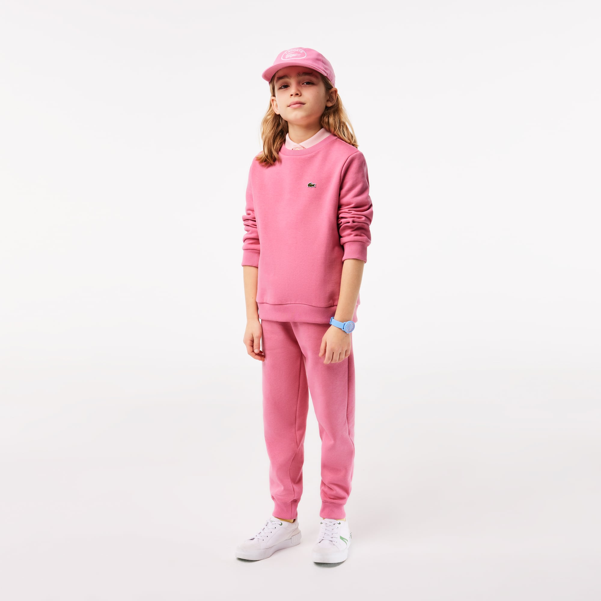 Pantalon de survêtement enfant Lacoste Pantalons & Shorts - Rose - Lacoste - Enfant