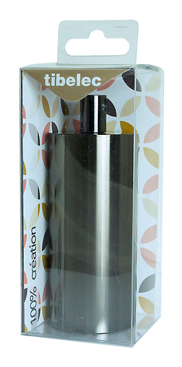 Douille E27 tube métal noir Ø4,2x10 cm