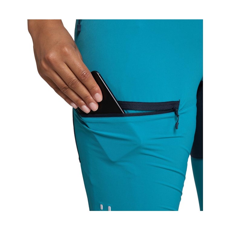 Haglöfs Mid Slim Pants Women Maui Blue/Tarn Blue