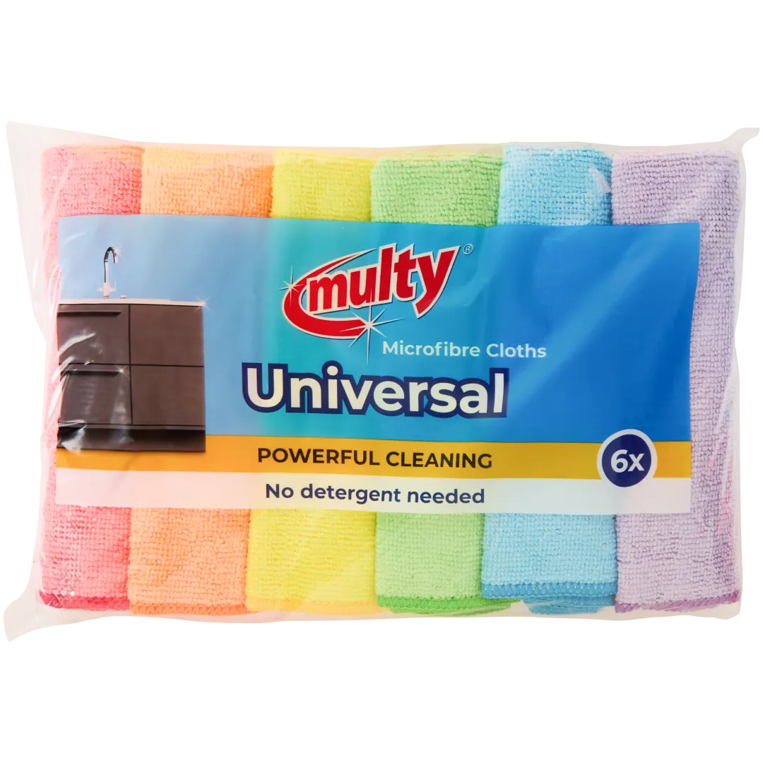 Multy microvezeldoekjes 6 stuks | 35 x 35 cm