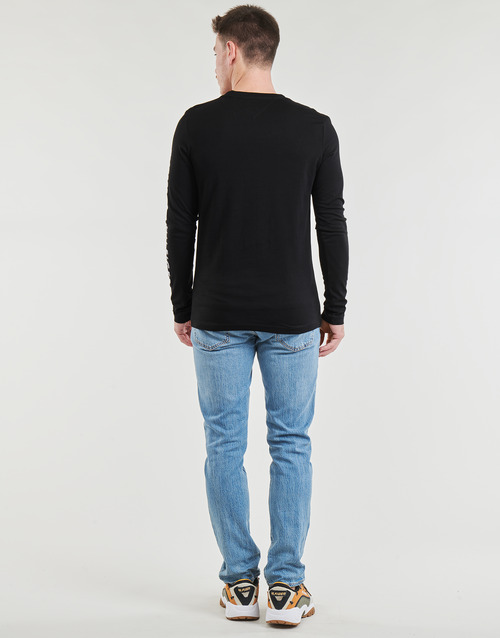 Tommy Hilfiger - TOMMY LOGO LONG SLEEVE TEE - Noir