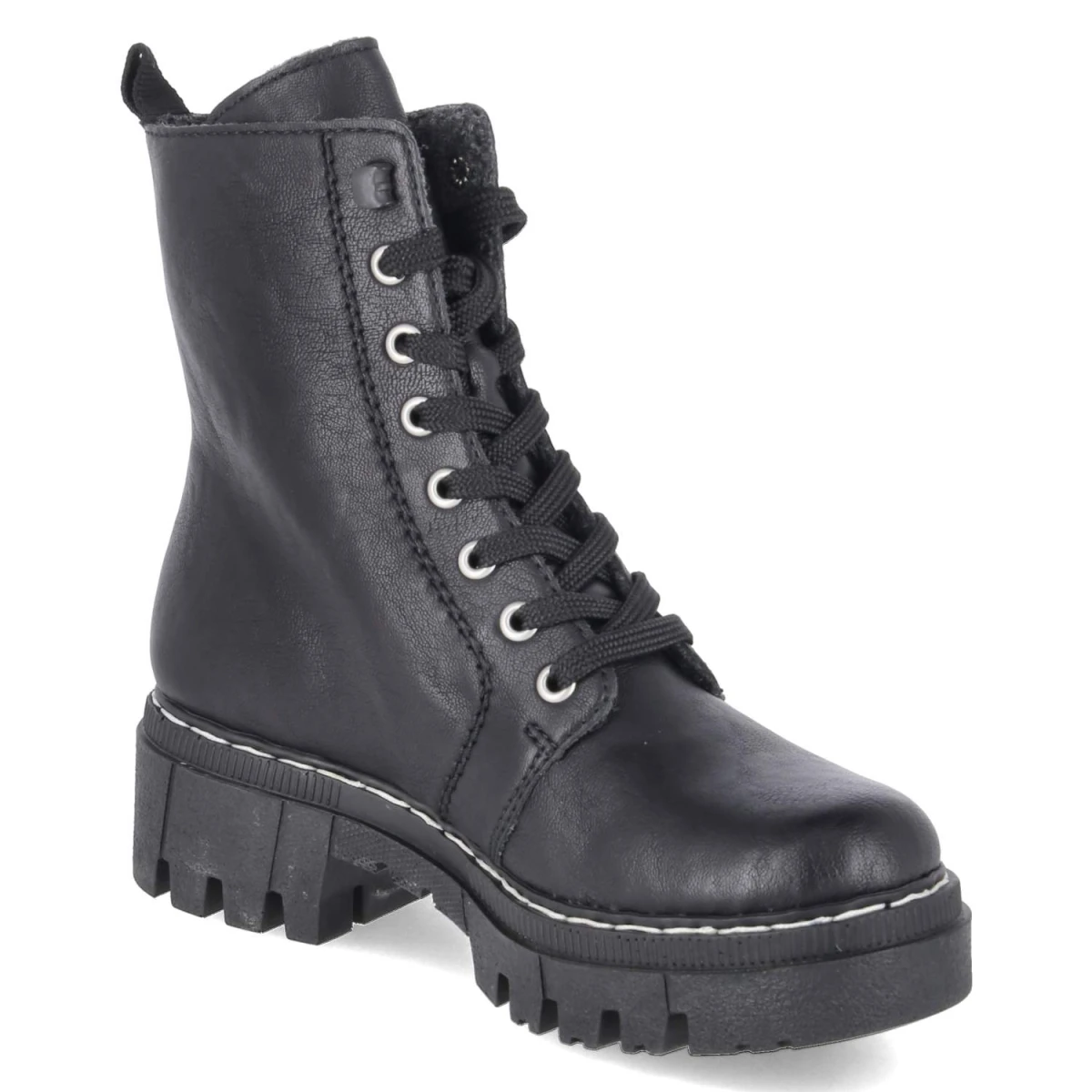 RiekerSchnürboots - schwarz