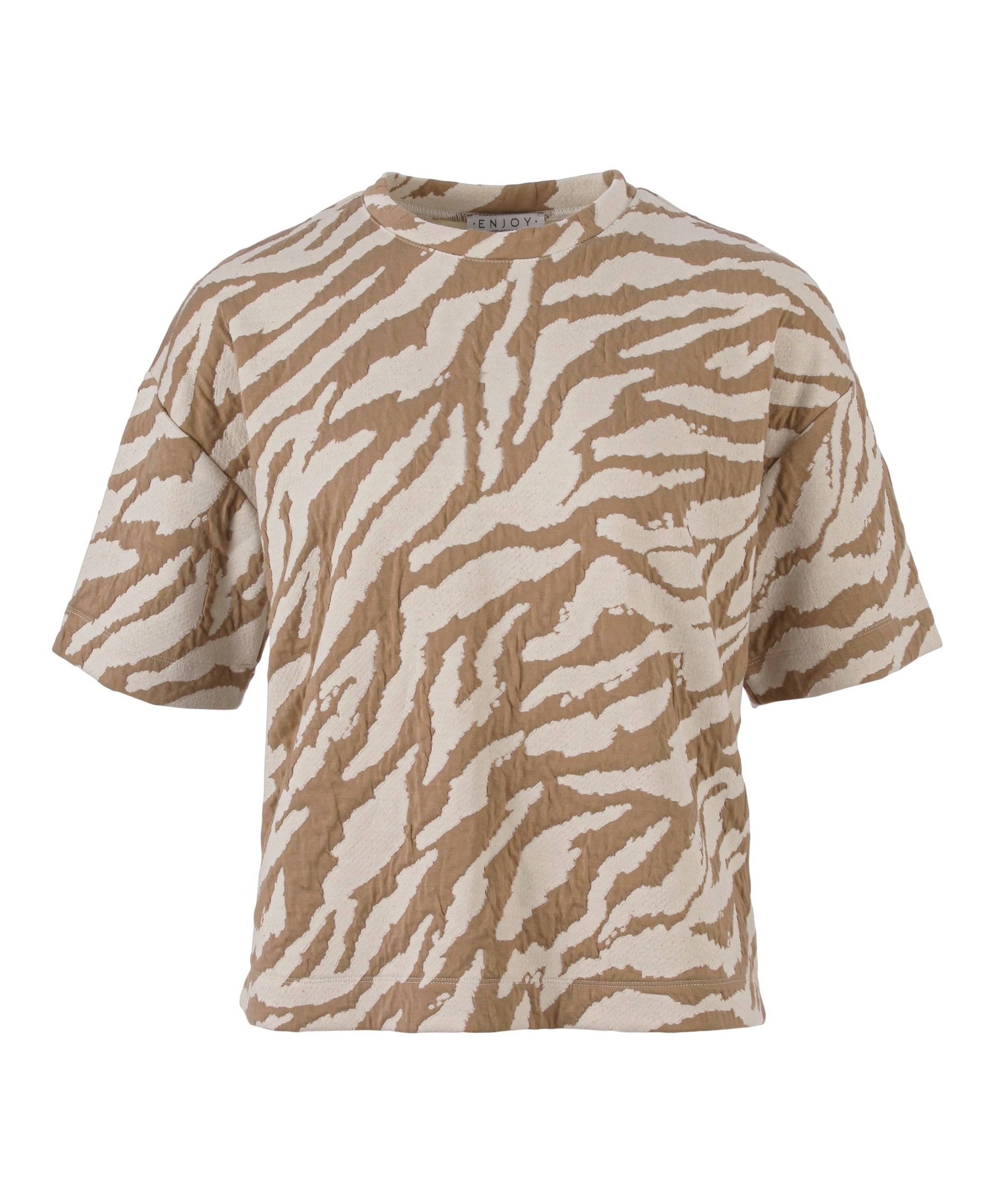 Enjoy Dames T-shirt beige