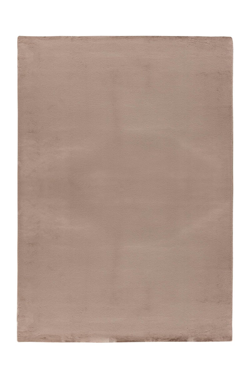 Kortpolig vloerkleed Plushique Sand Uni 80 x 150 cm