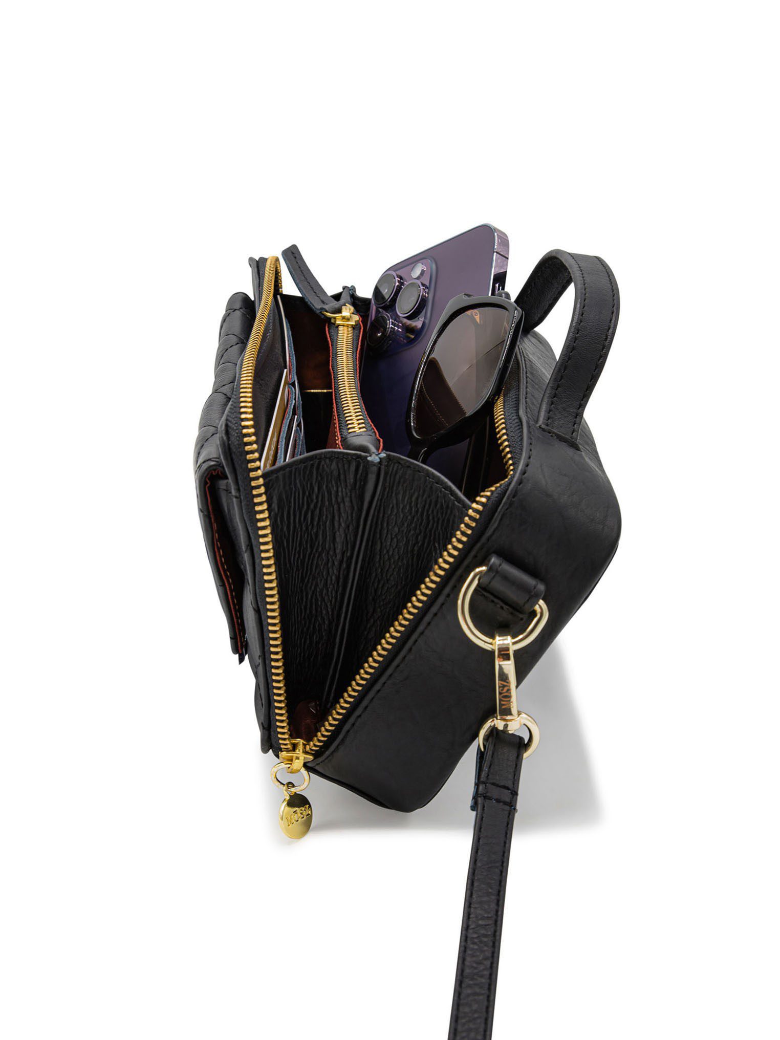 Mōsz Naomi Crossbody Quilted Black