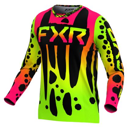 Maillot cross FXR PODIUM 24 2024 - Rose / Jaune