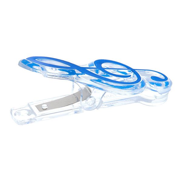 agifty Music Clip Violin Clef Blue