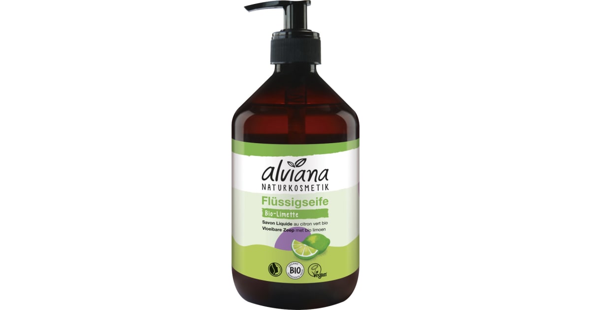 alviana Bio Flüssigseife Limette