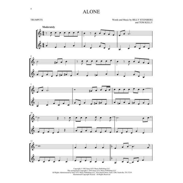 Hal Leonard Pop Classics For Two Trumpets