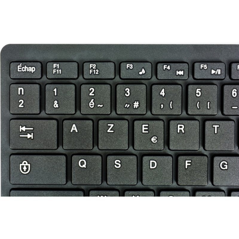 MCL ACK-600U/N clavier Universel USB AZERTY Français Noir