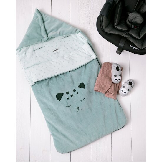 Au cœur de la jungle Nid d'ange en velours   Green Nil        de               Petit à petit
