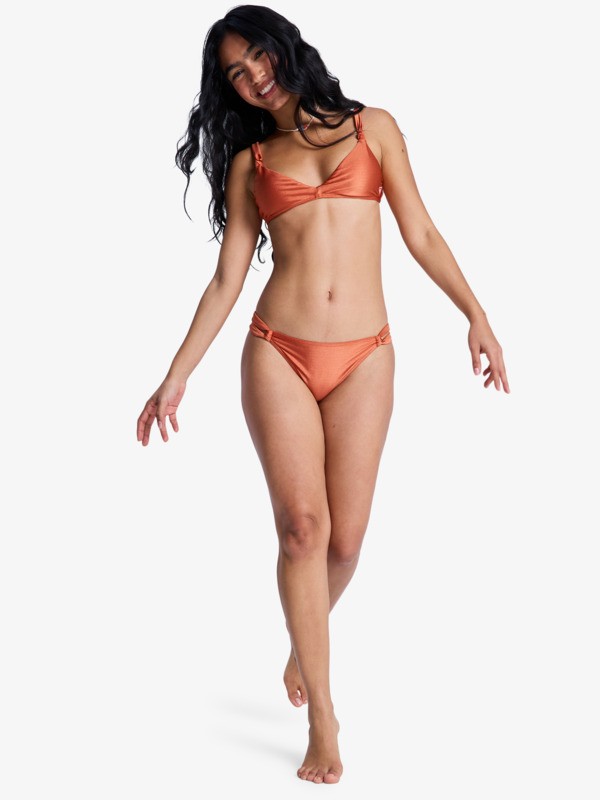 Beachside Bohemia Moderate Bas de bikini classique Orange Femme