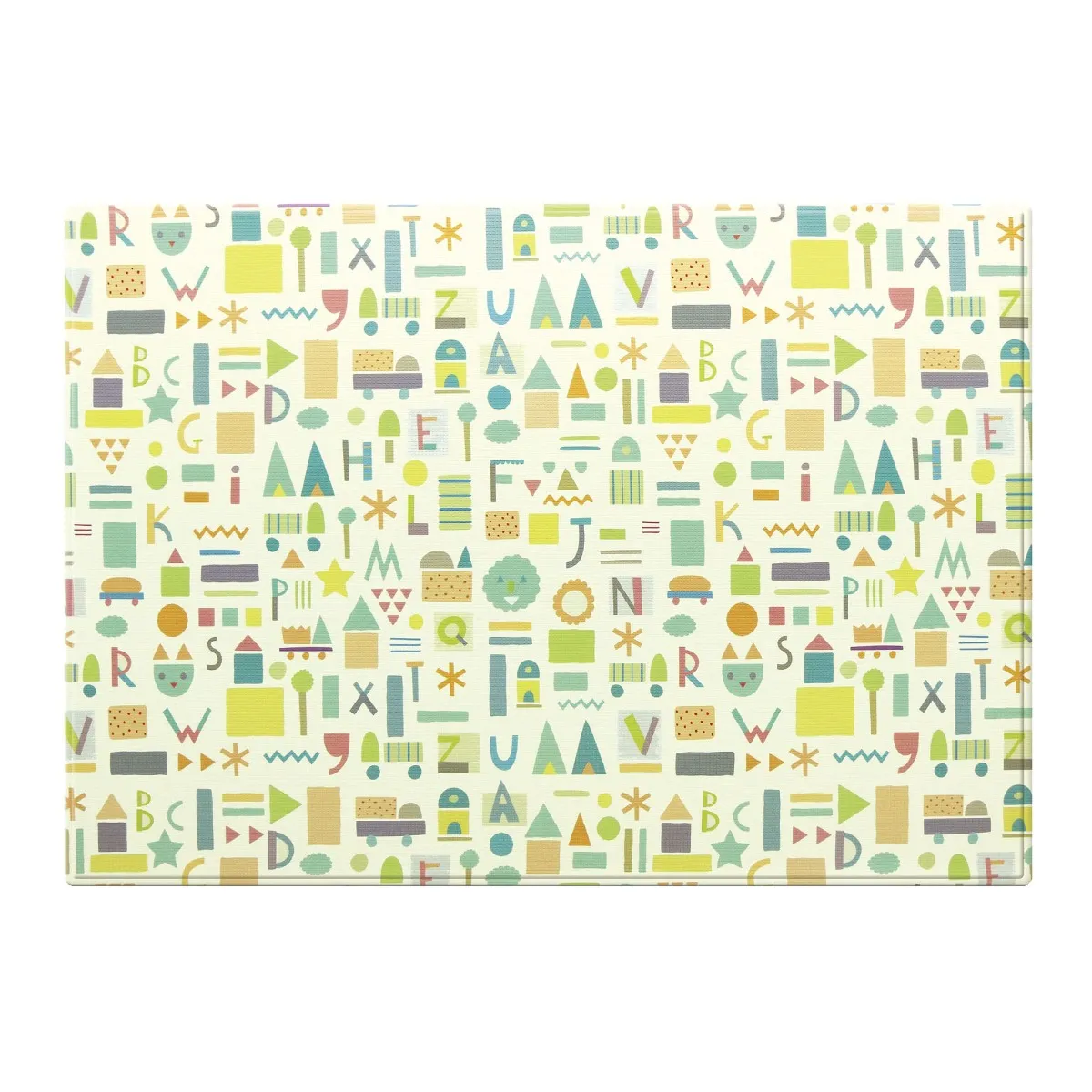 Baby Care Tapis de Jeux Réversible Petit - Pétales de Mer
