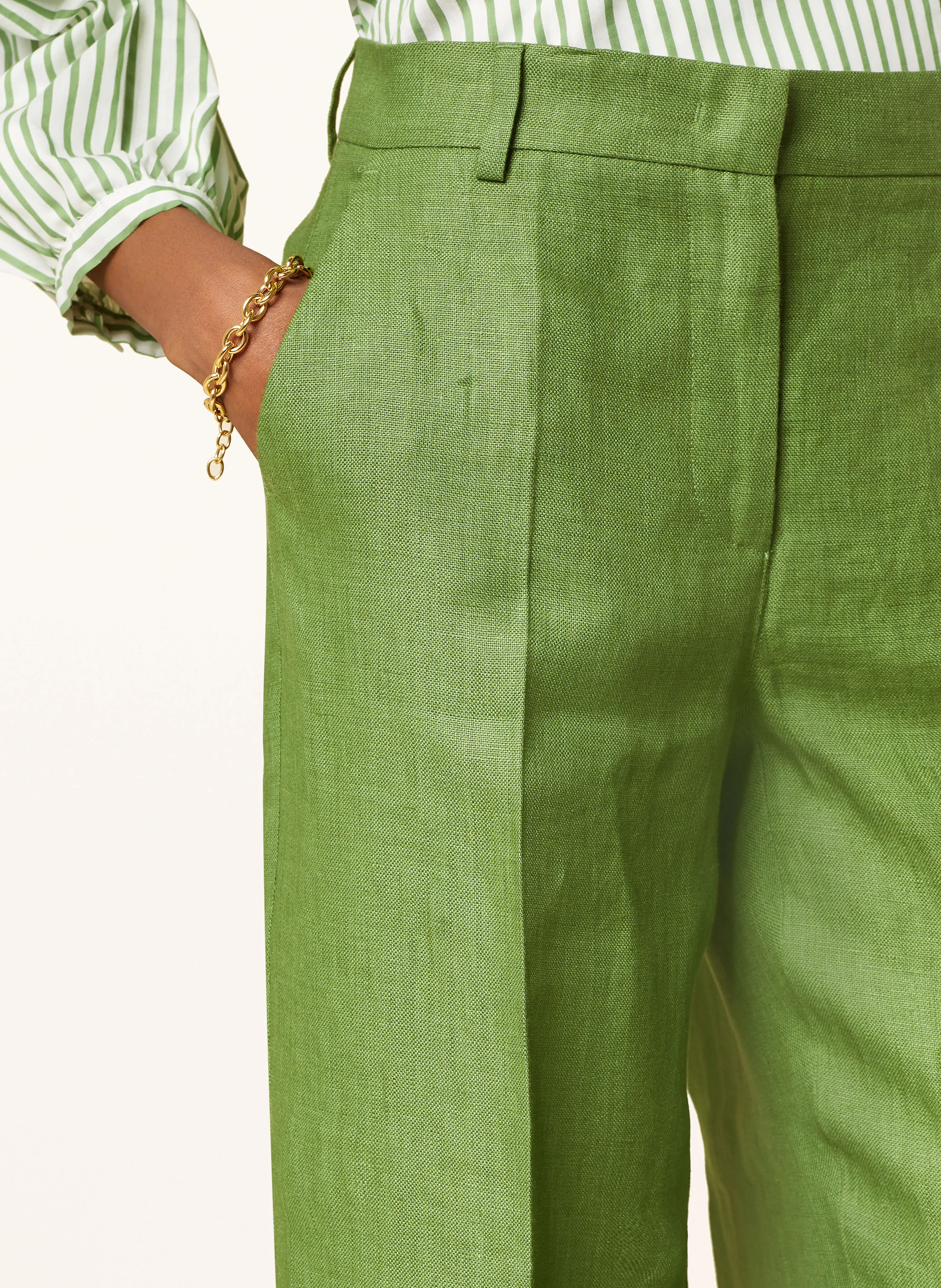 WEEKEND Max Mara Marlenehose MALIZIA aus Leinen