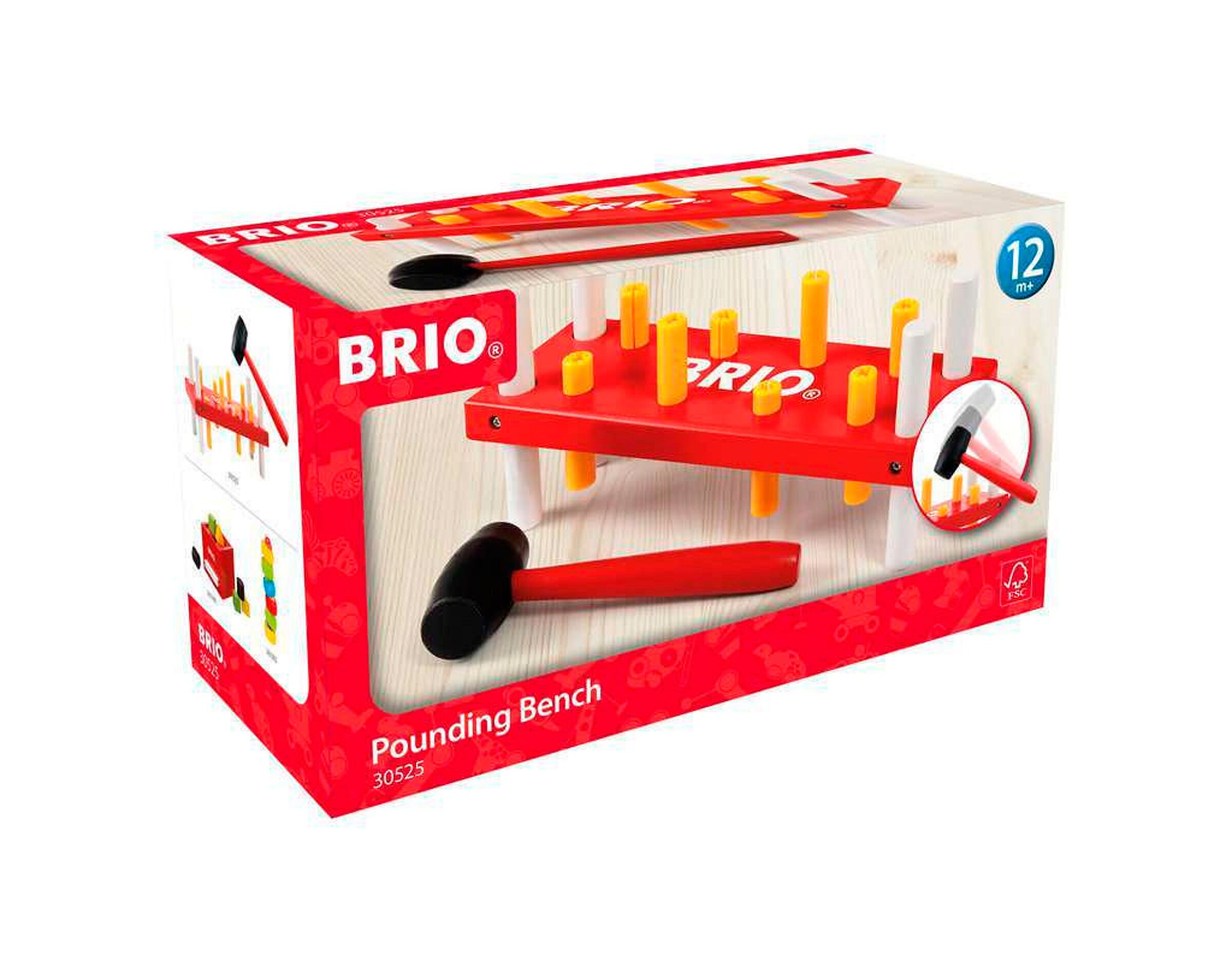 BRIO Rote Klopfbank