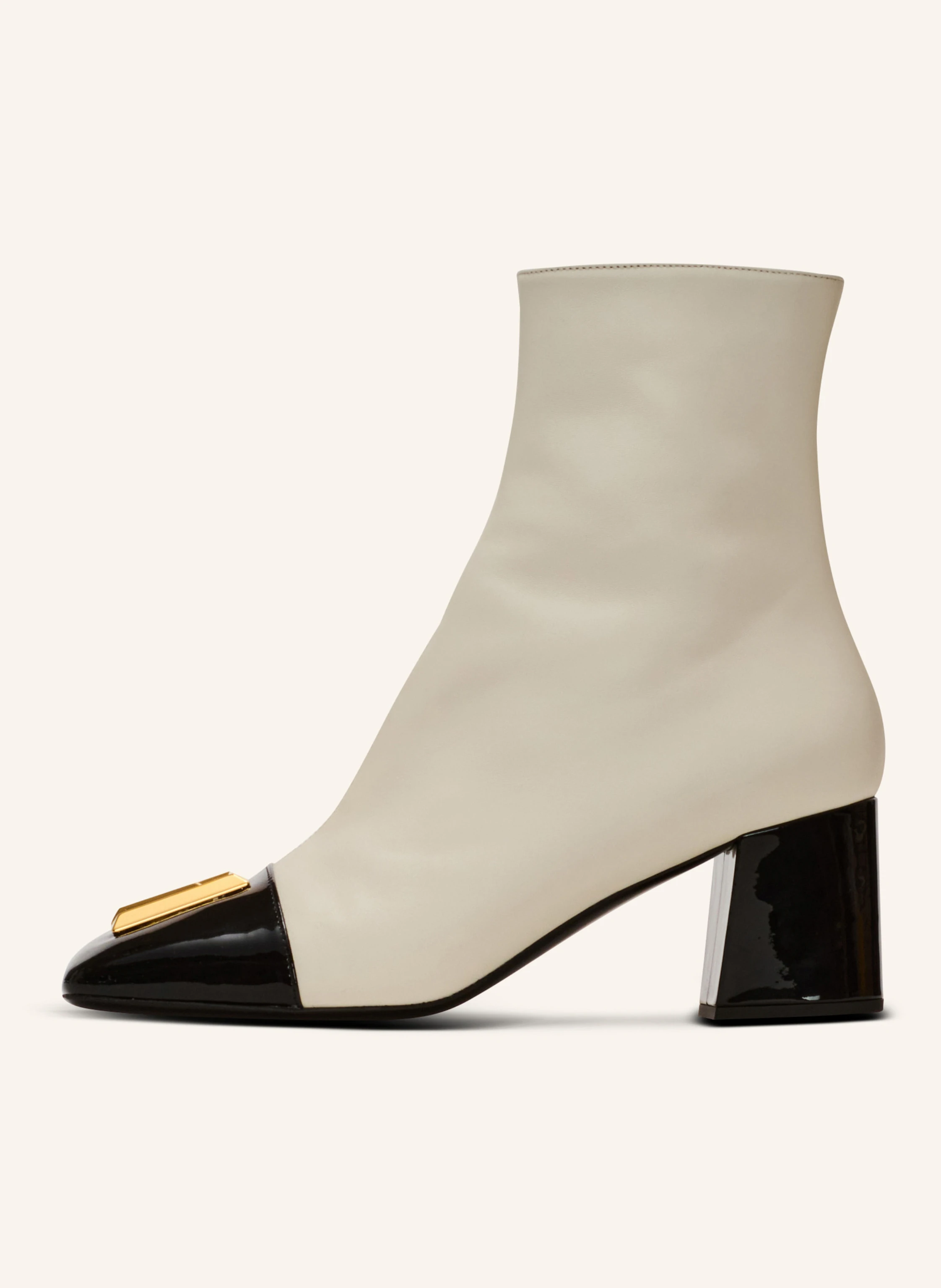 BALMAIN Stiefeletten Edna aus zweifarbigem Leder