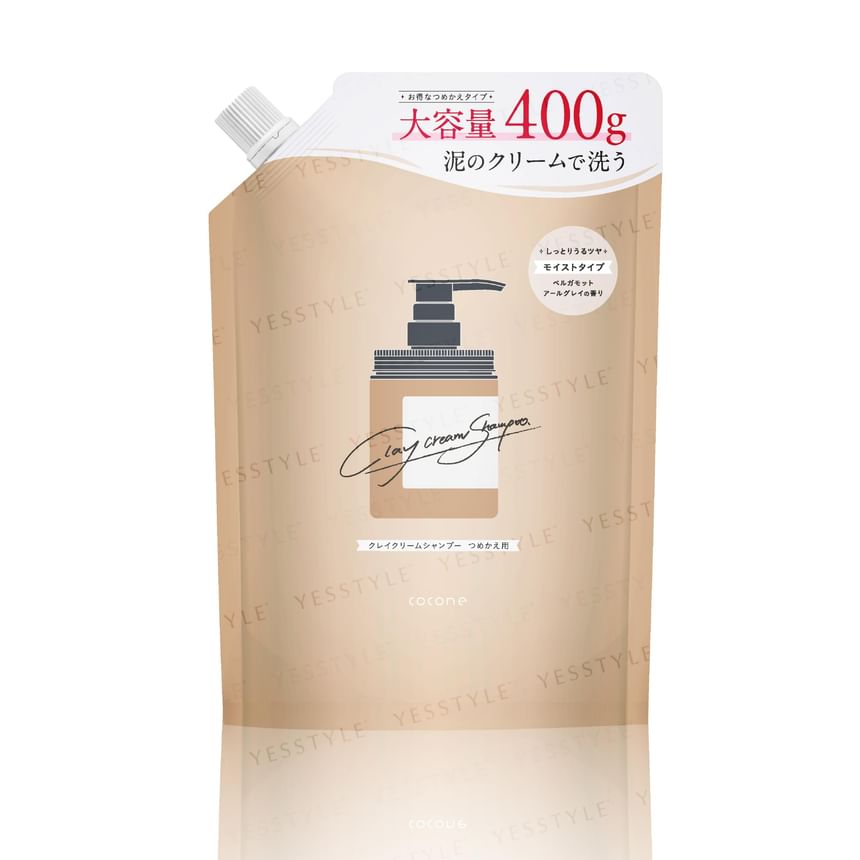 hugkumi+ - Cocone Clay Cream Shampoo Moist