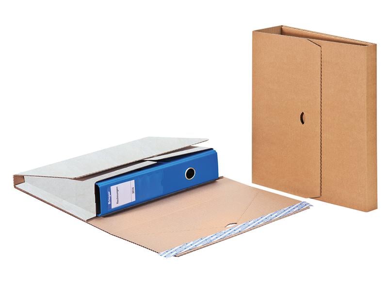 Brieger Ordnerversandkarton 32 x 29 x 8 cm, 1 Stück Ordnerverpackung