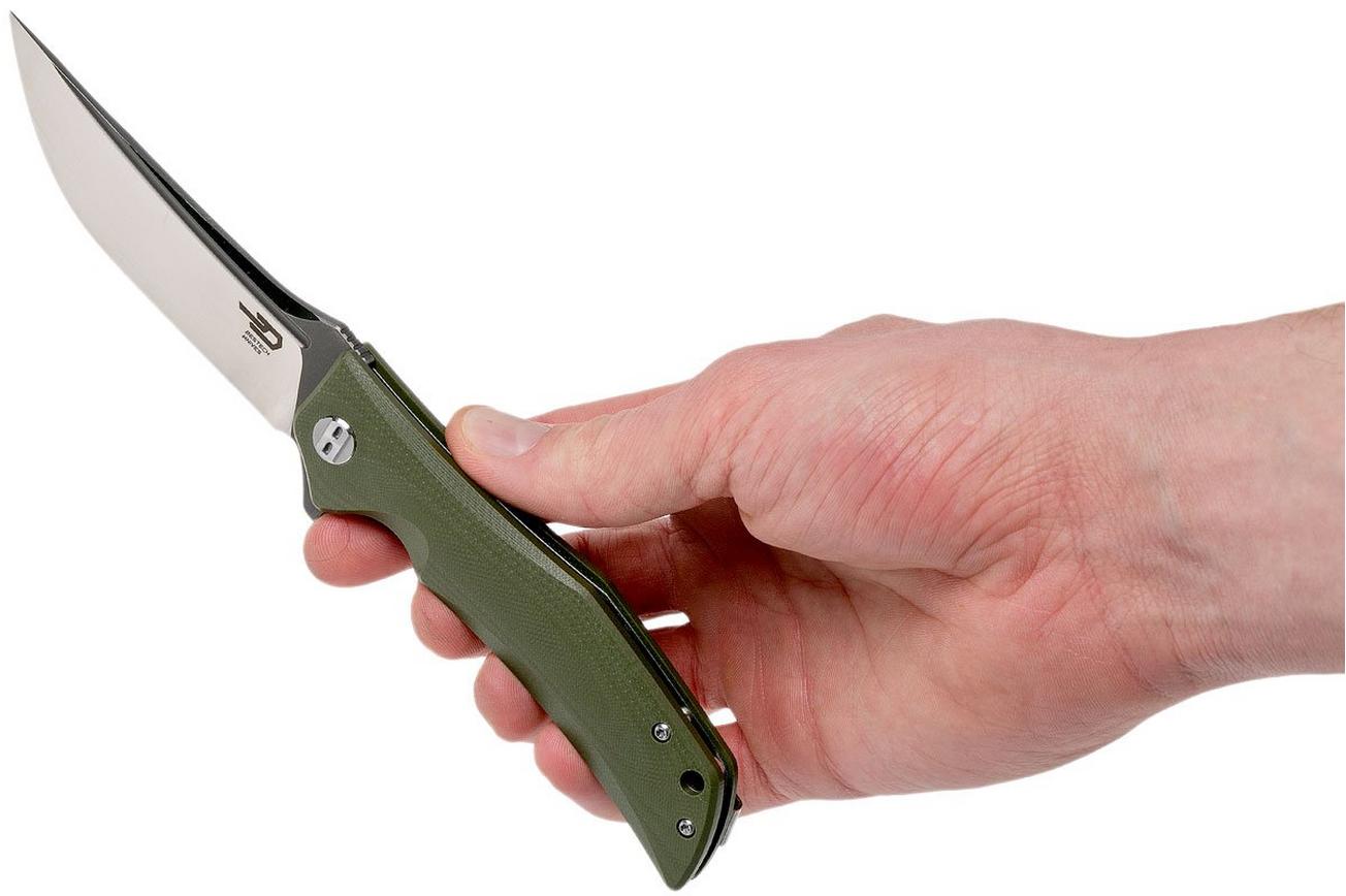 Bestech Scimitar Green G10 BG05B-2 zakmes