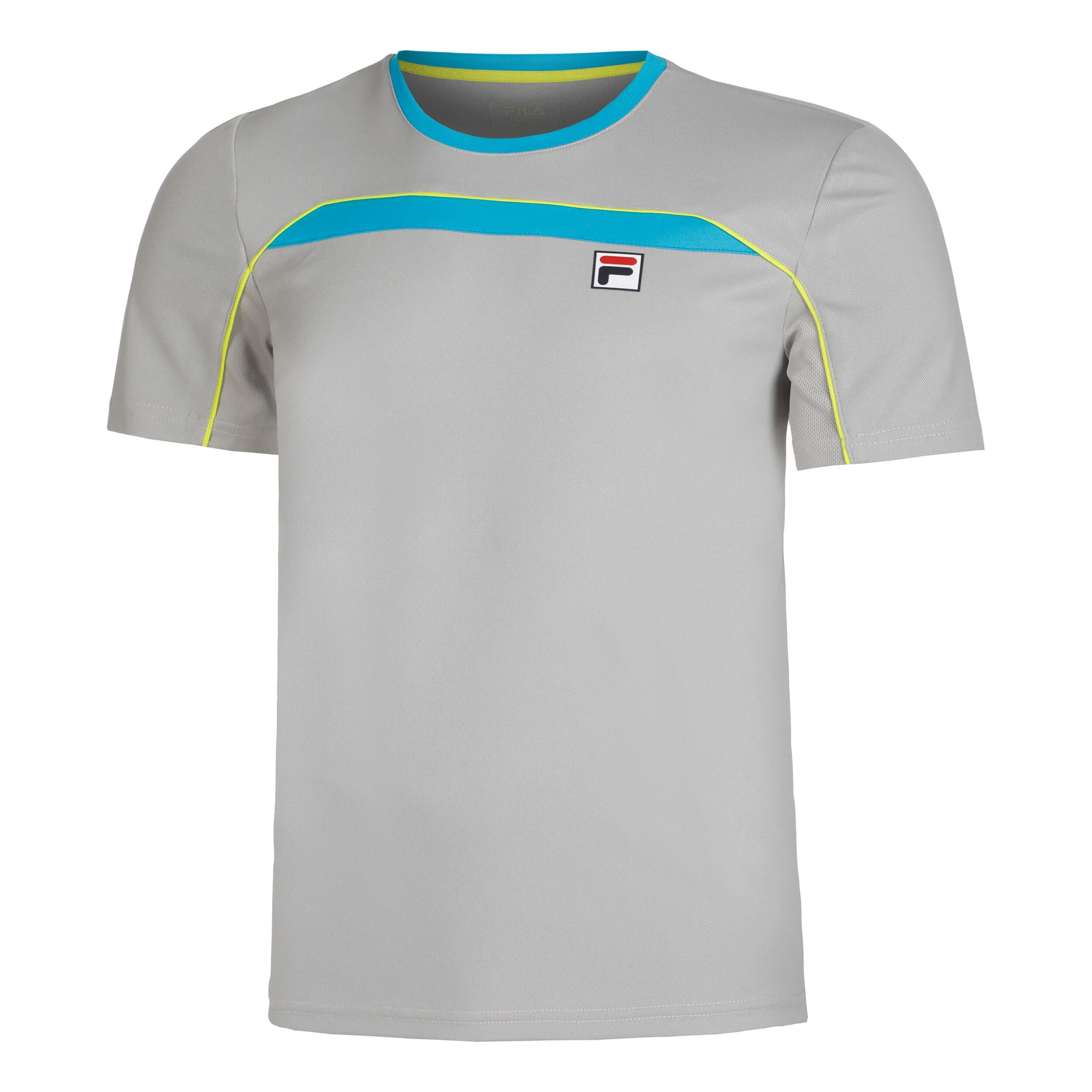 Fila Asher T-shirt Hommes - Argent , Turquoise