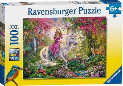 Enhjørning Puslespil - 100 Xxl Brikker - Ravensburger