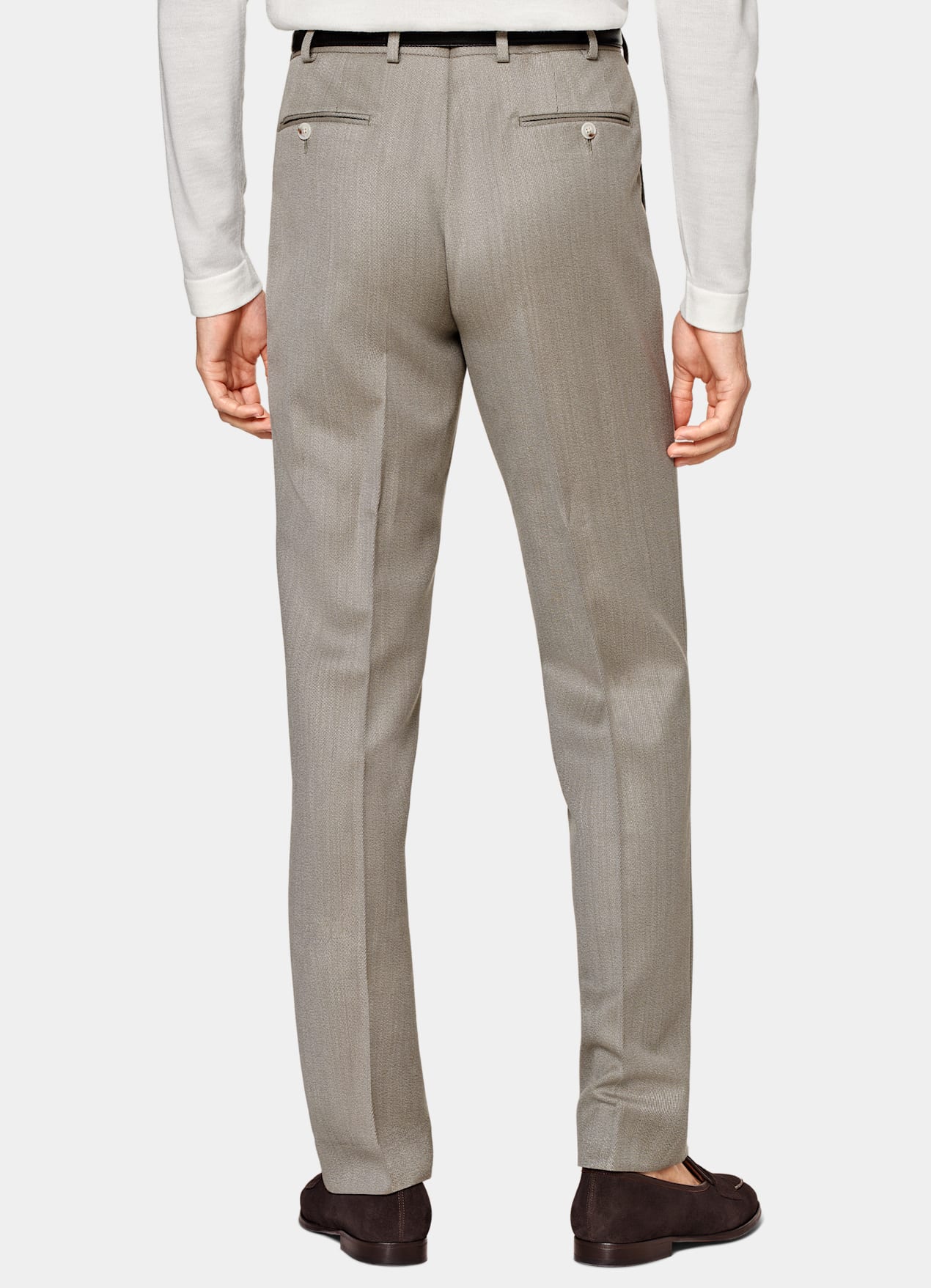 Costume Roma coupe Relaxed marron moyen