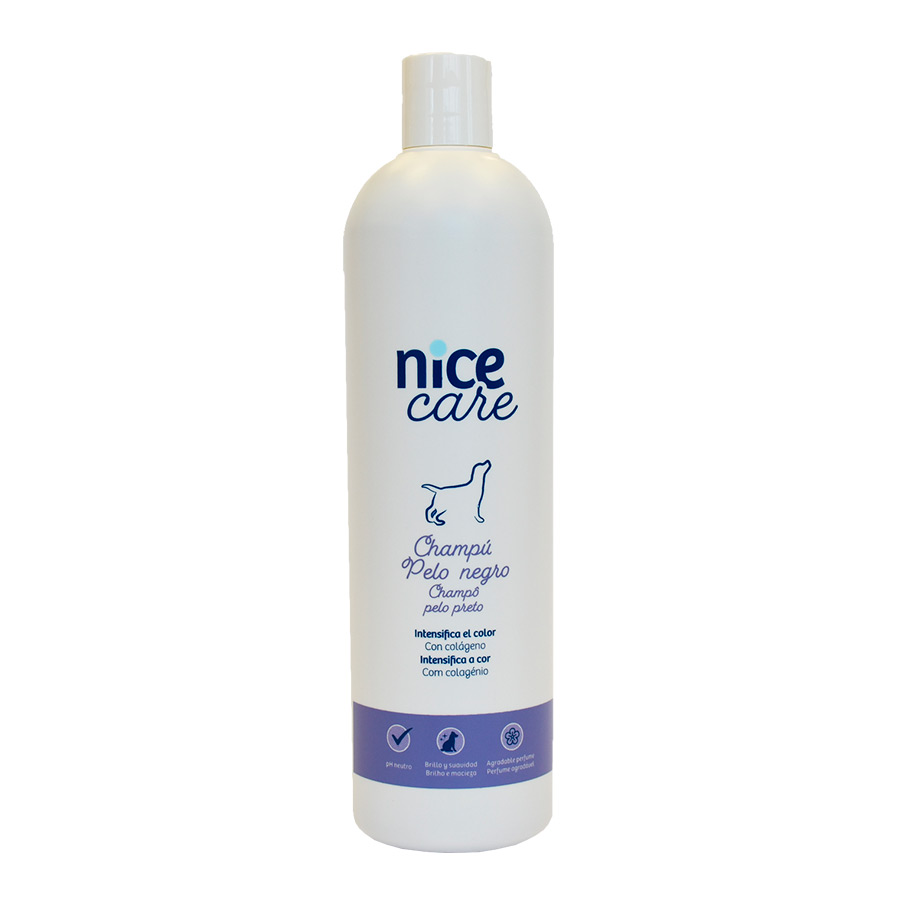 Shampoo Nice Care para cães de pelo preto