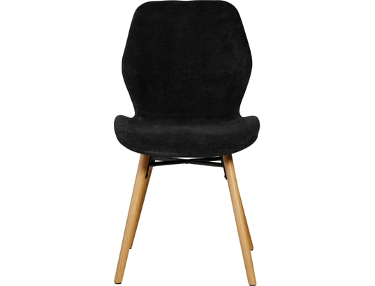 CONCEPT1 - Chaise Lot de 2 C. Keri noir soft touch