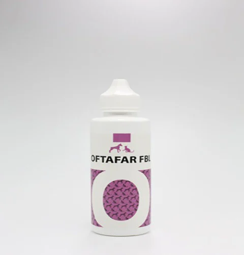 Oftafar, antisséptico ocular para cães.