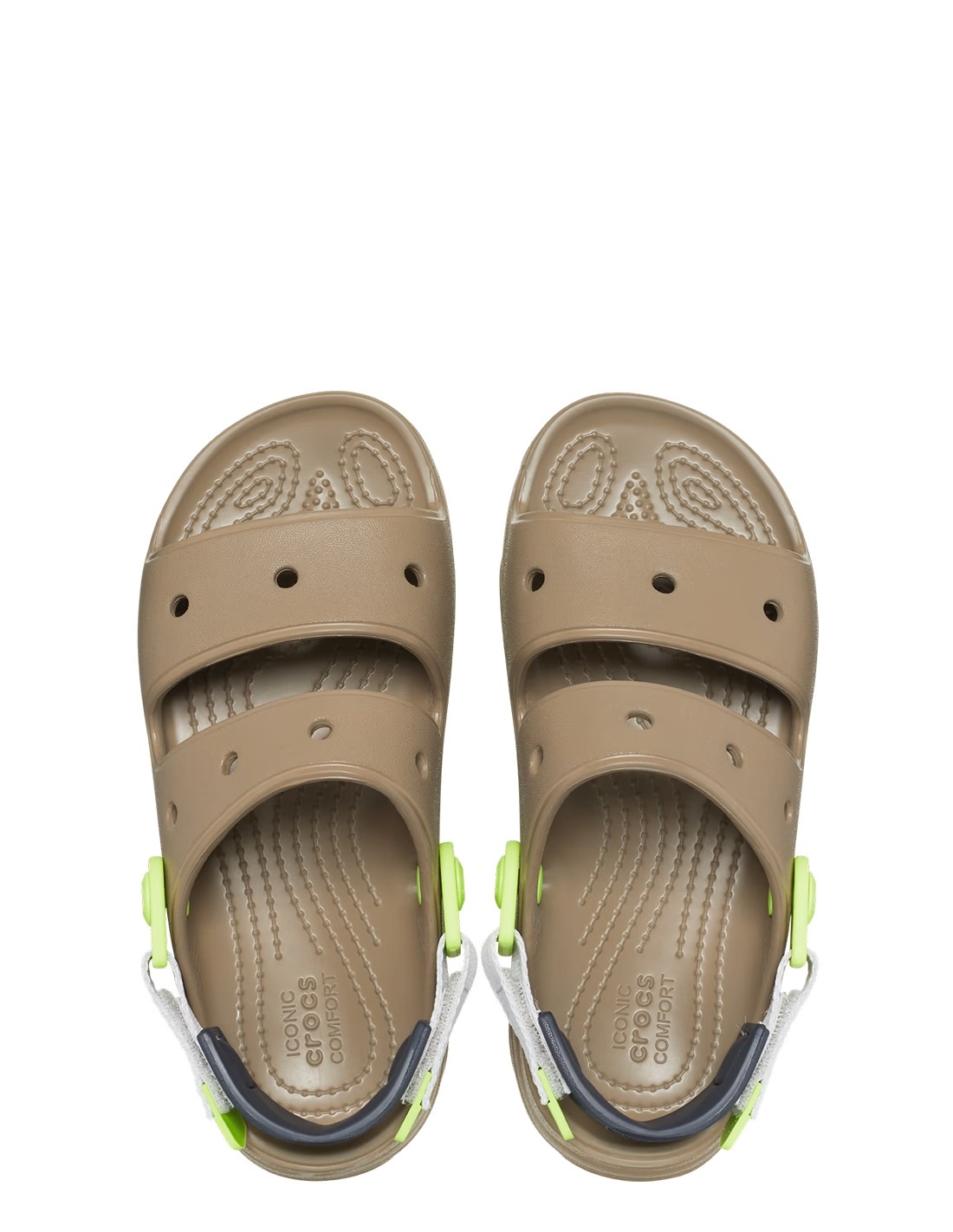 crocs sandales femme enfant classic all-terrain sandal marron