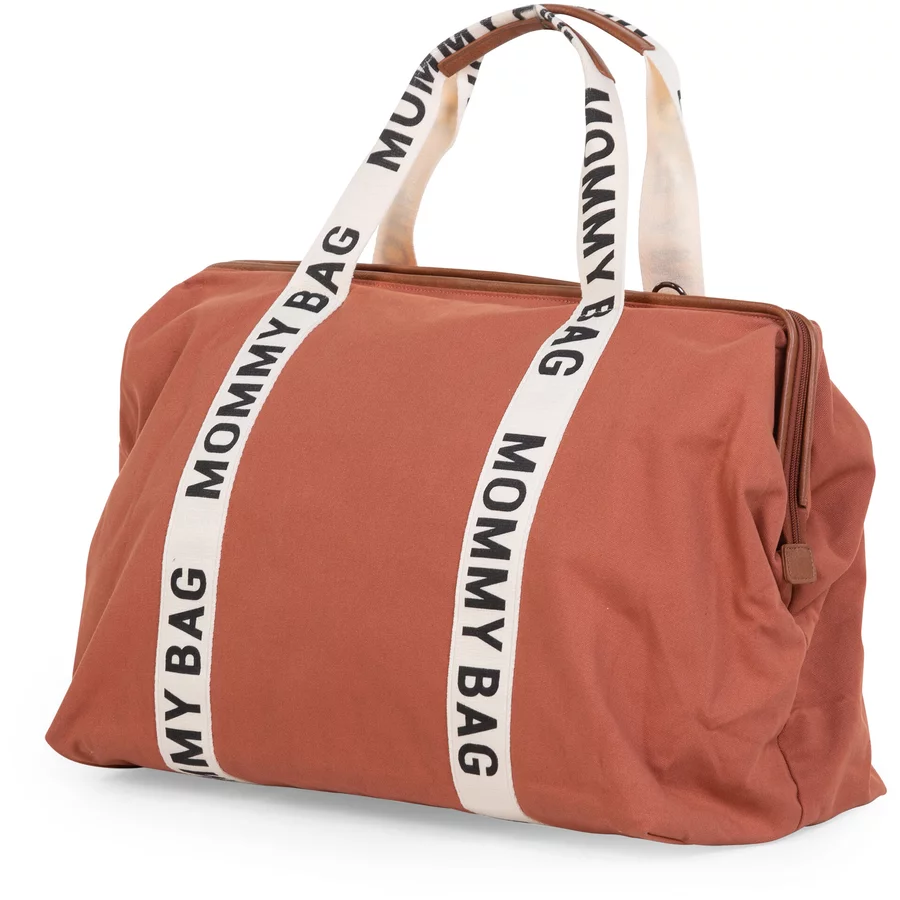 CHILDHOME Mommy Bag Signatur Canvas terracotta