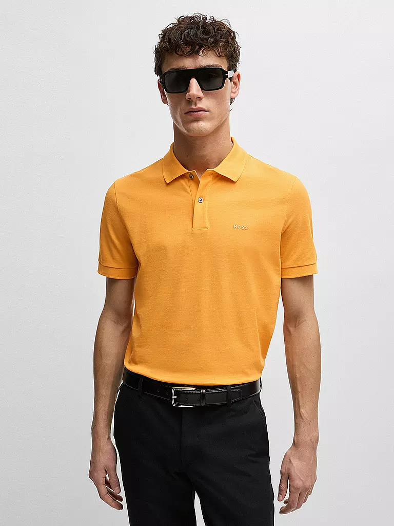 BOSS Poloshirt Regular Fit PALLAS orange