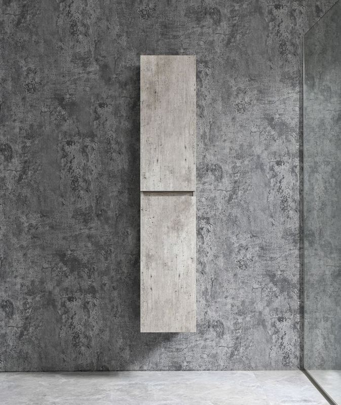Badstuber - Corbo - Kolomkast - Eiken Grijs - 150 cm - 4 Planken