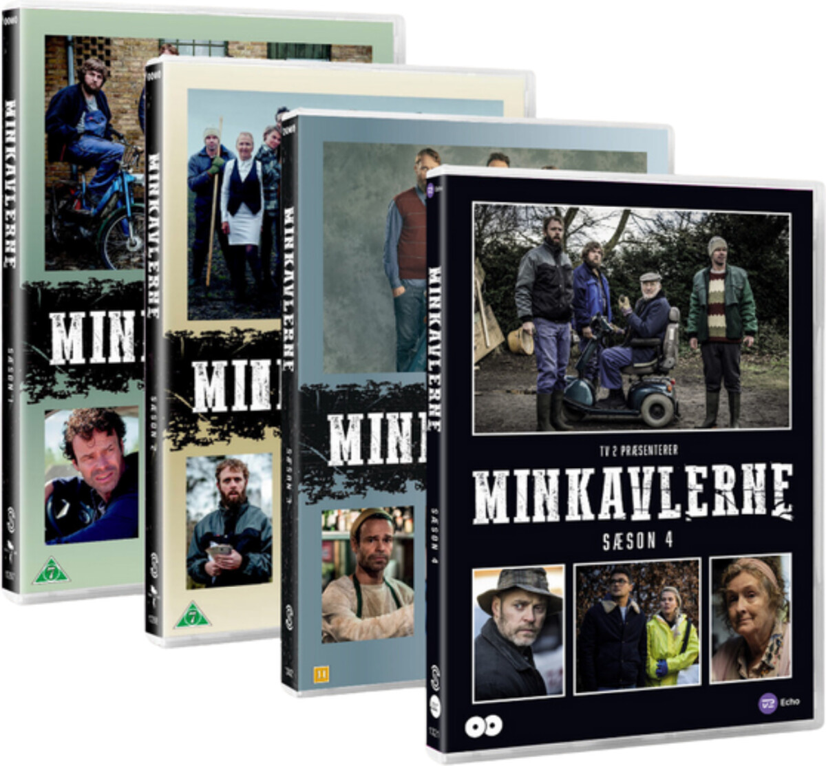 Minkavlerne - Sæson 1-4 Boks - DVD