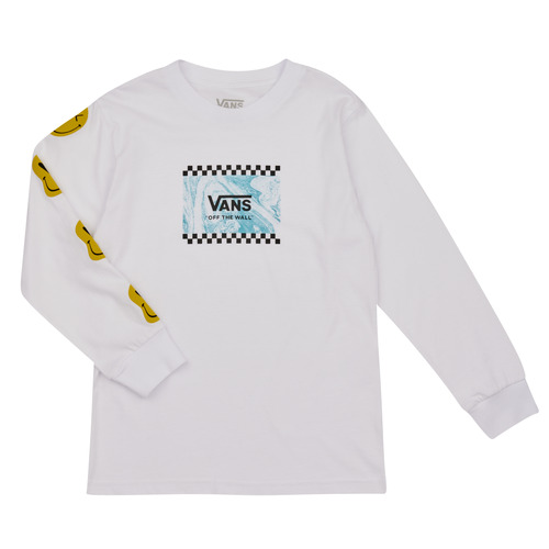 Vans - MARBLE LS - Blanc