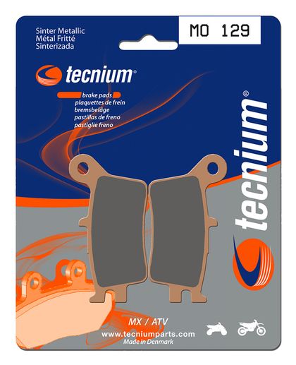 Plaquettes de freins Tecnium MX/Quad métal fritté - MO129