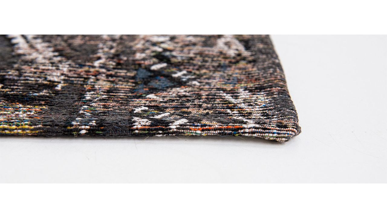 Vloerkleed Black Rabat 9113 Antiquarian Kilim  | Louis de Poortere