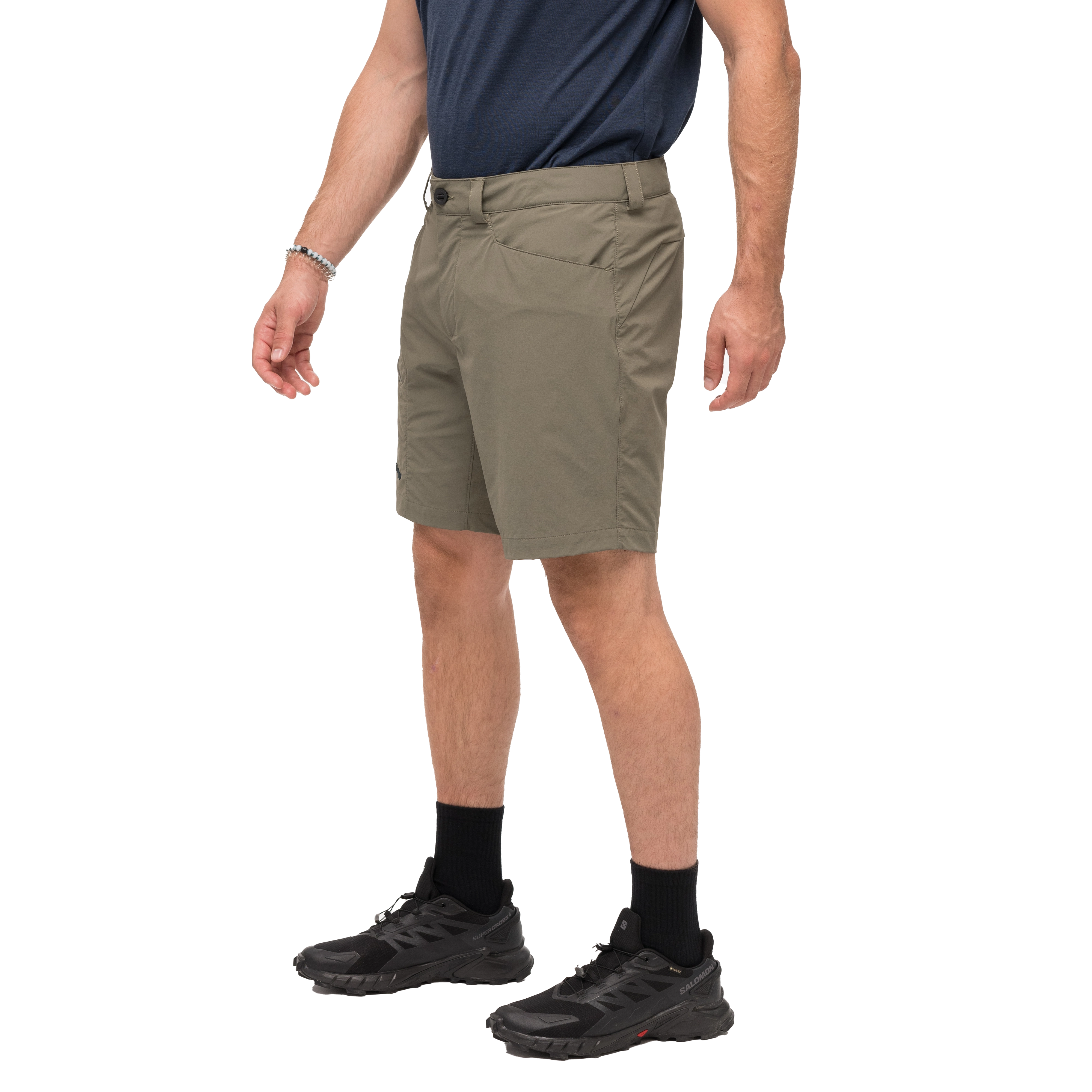 Vaagaa Light Softshell Shorts Men Green Mud
