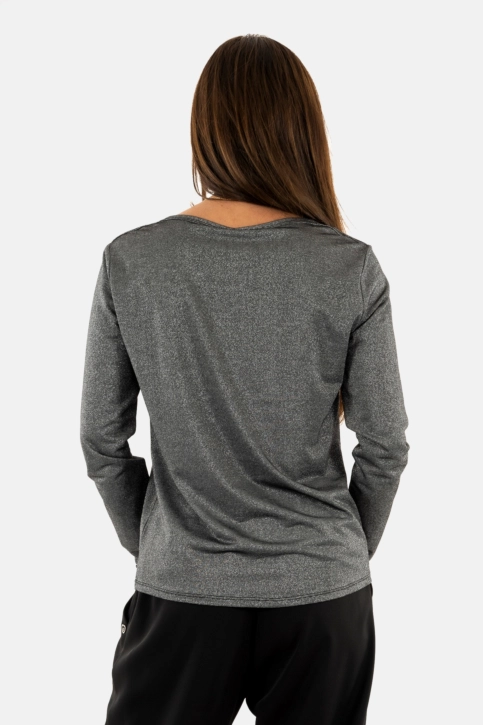 Tee shirt manches longues sun valley polesk 9999 noir