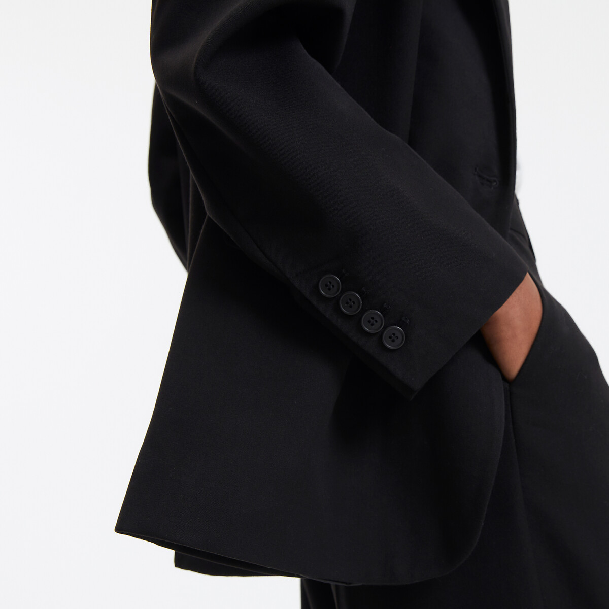 COLEÇÕES LA REDOUTE<br>Jaqueta solta em poliviscose