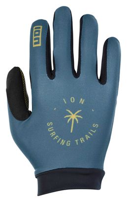Gants VTT ION Logo Bleu Cosmique Unisexe
