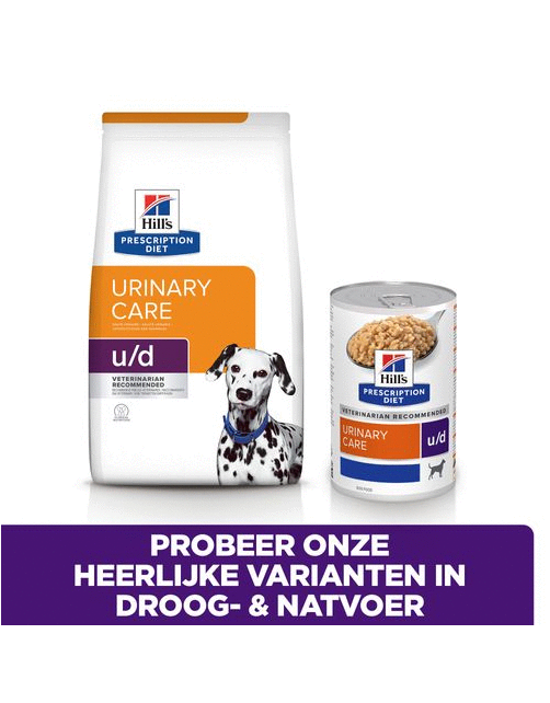 Hill's Prescription Diet U\/D Urinary Care Zak - Hondenvoer
